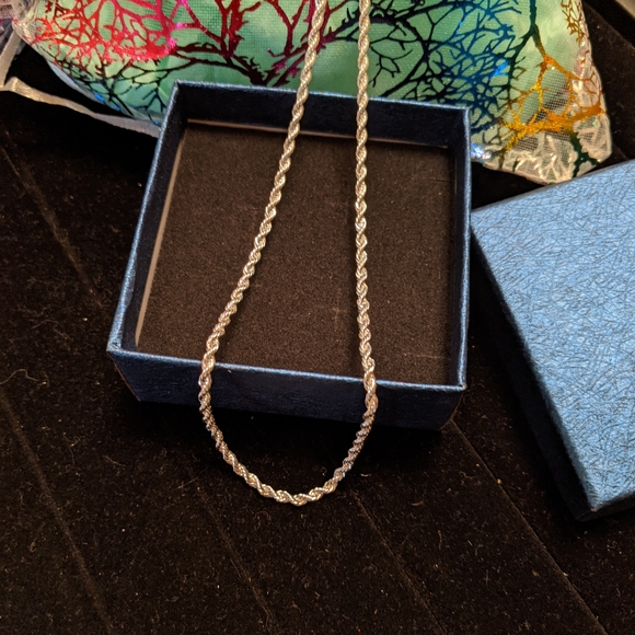 Silver Rope Chain - Picture 3 of 6